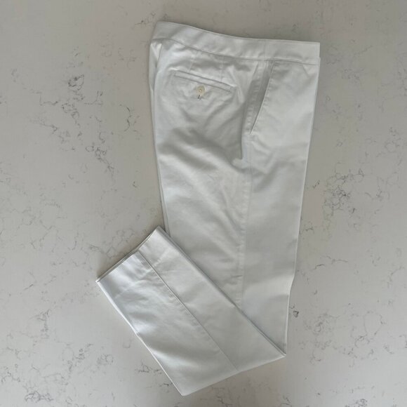 Brooks Brothers Advantage Chino Stretch 4 Pocket Mid Rise Pants White Sz 6 NWOT - Picture 4 of 11